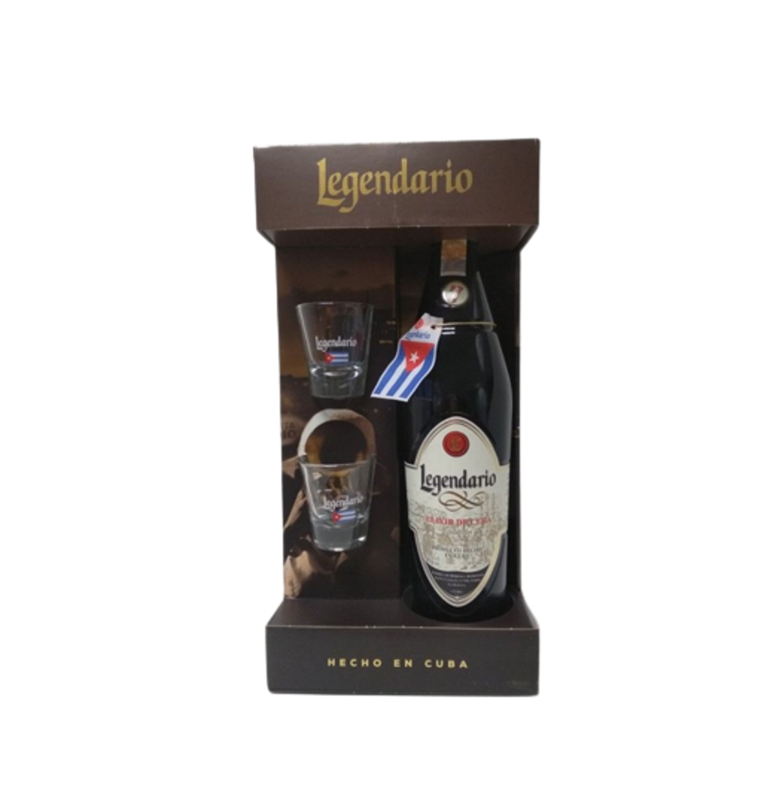 PACHET LEGENDARIO ELIXIR DE CUBA 0.7L CU PAHARE